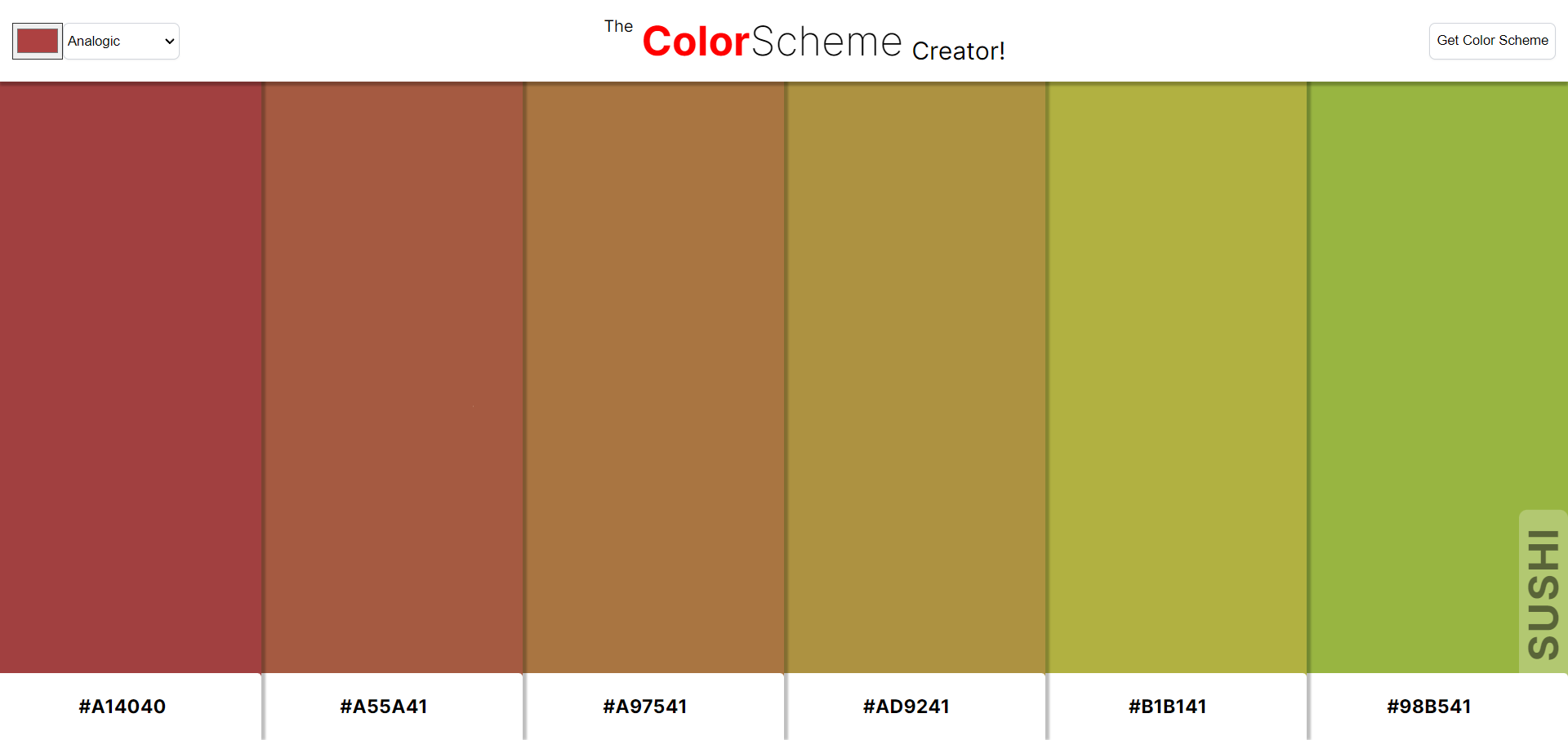 Color Scheme Generator
