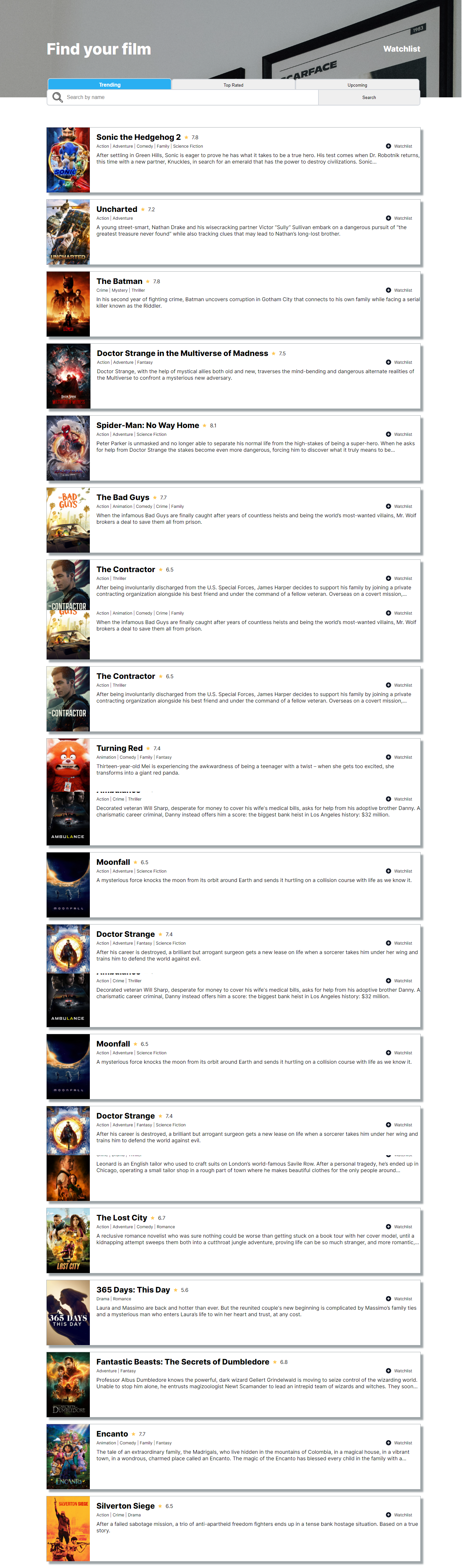 Movie Watchlist